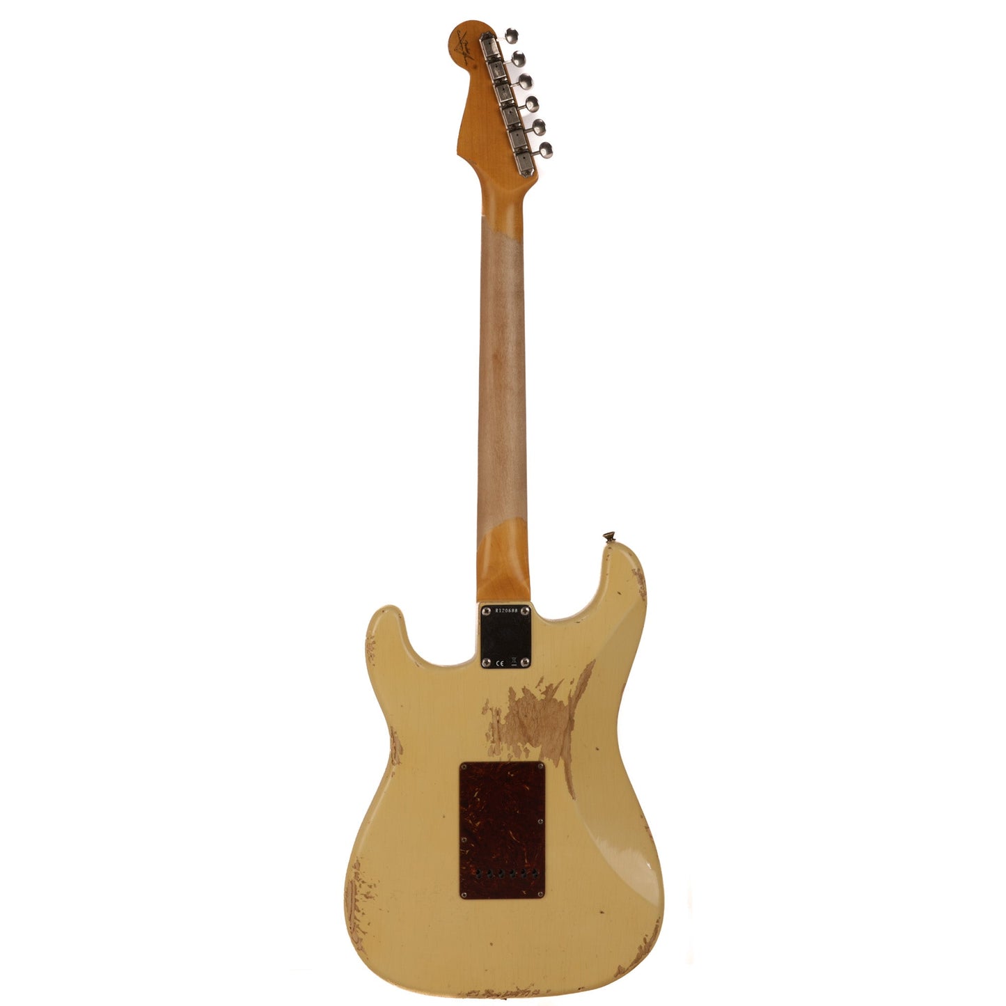 Fender Custom Shop 1962 Stratocaster Heavy Relic Guitar - Aged Vintage White - CHUCKSCLUSIVE - #R120688