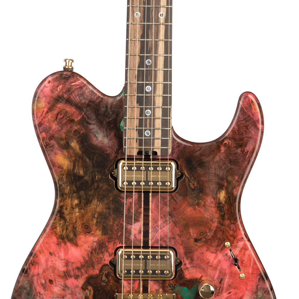 ESP Exhibition Limited Throbber CTM FL Electric Guitar - Natural Amorous Brown