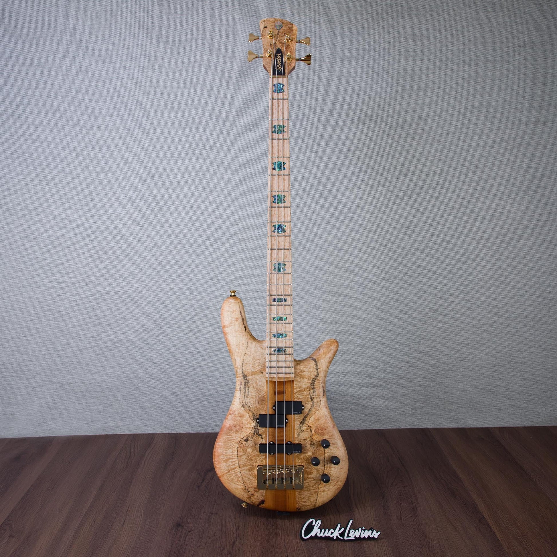Spector USA Custom NS-2 Electric Bass Guitar - Chestnut Natural - #2200