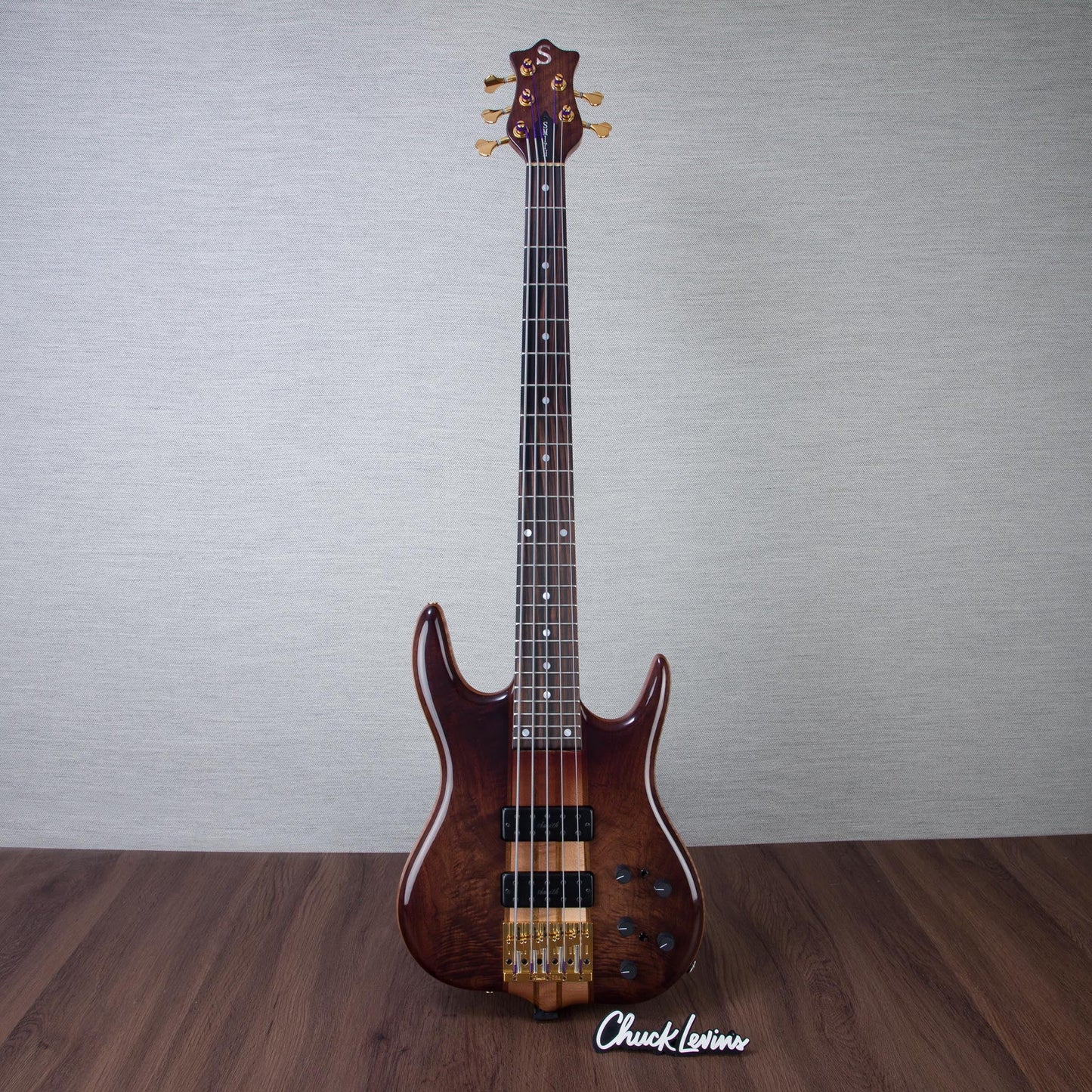 Ken Smith Tiger Elite Series BT-5TNVE Black Tiger 5-String Electric Bass Guitar - Burst - #5TNVE7074WB26