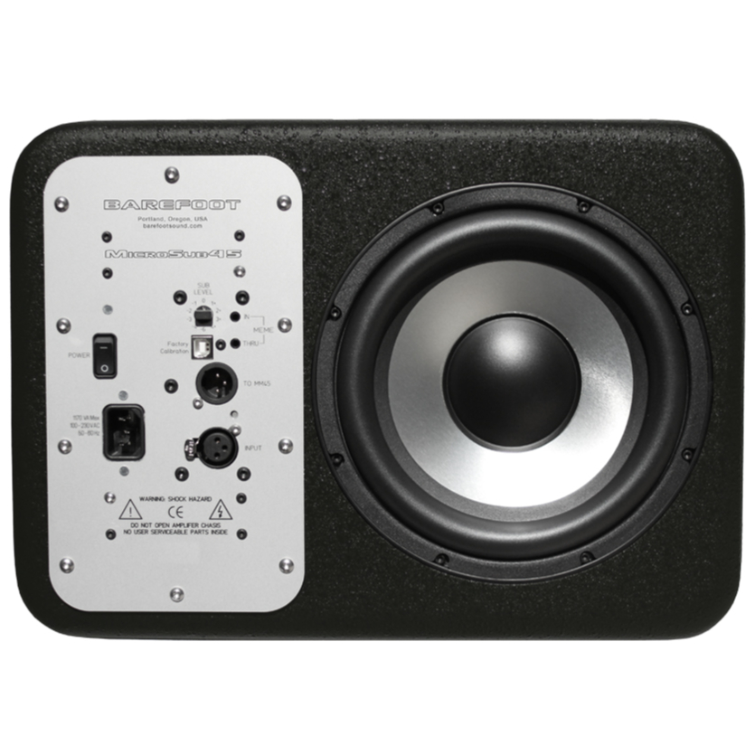 Barefoot Sound MicroStack45 3-Way Active Reference Monitors & Stereo Subwoofers - Pair