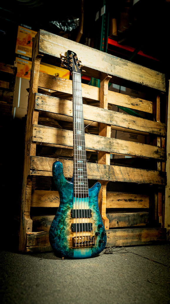 Spector USA Custom NS-6XL 6-String Bass Guitar - Desert Island Gloss Chuck Levin's Exclusive