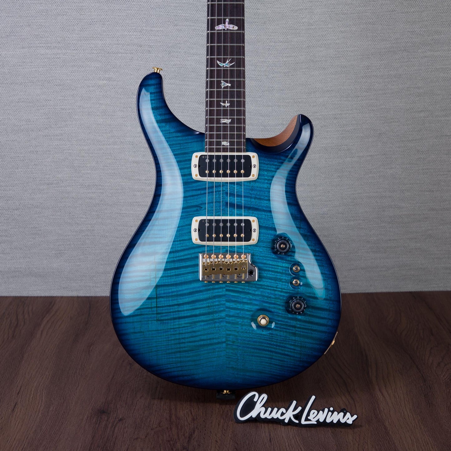 PRS Custom 24-08 Custom Color Electric Guitar - Carrol Blue Burst - #250416934