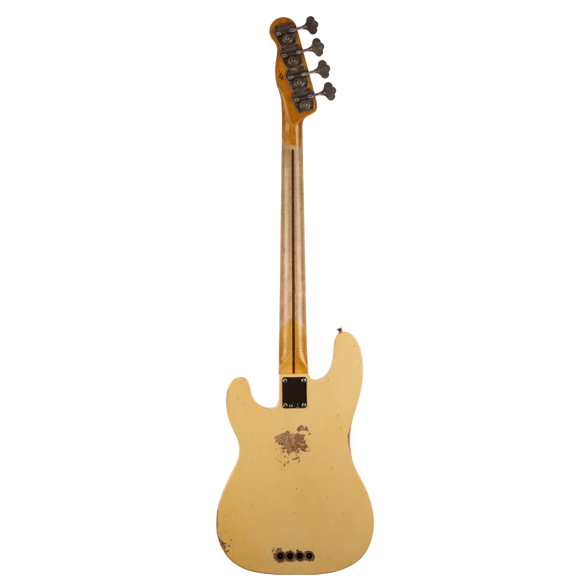 Fender Custom Shop 1951 Precision Bass Heavy Relic - Aged Vintage White - CHUCKSCLUSIVE - #XN3724