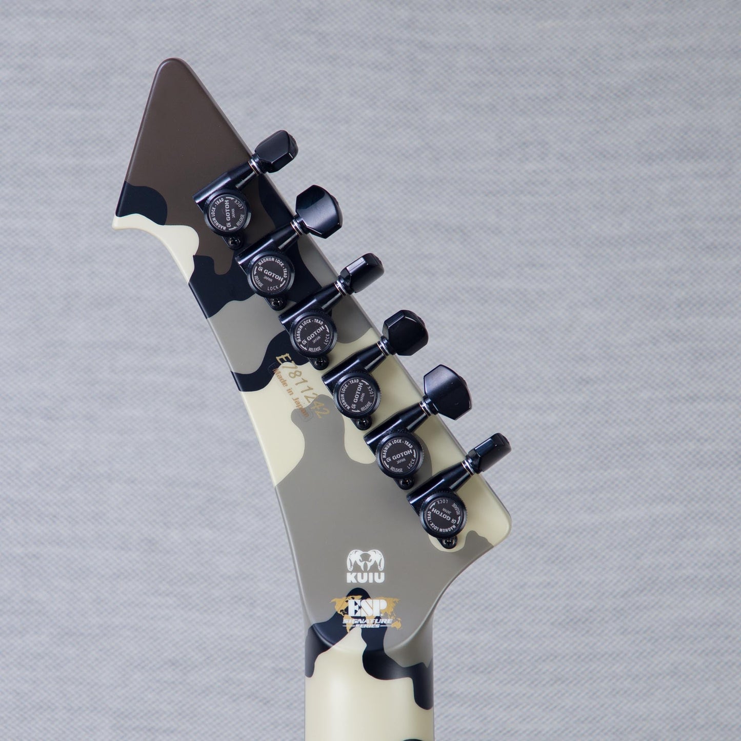 ESP Custom Shop James Hetfield Snakebyte Signature Electric Guitar - Snakebyte Camo - #E7811242