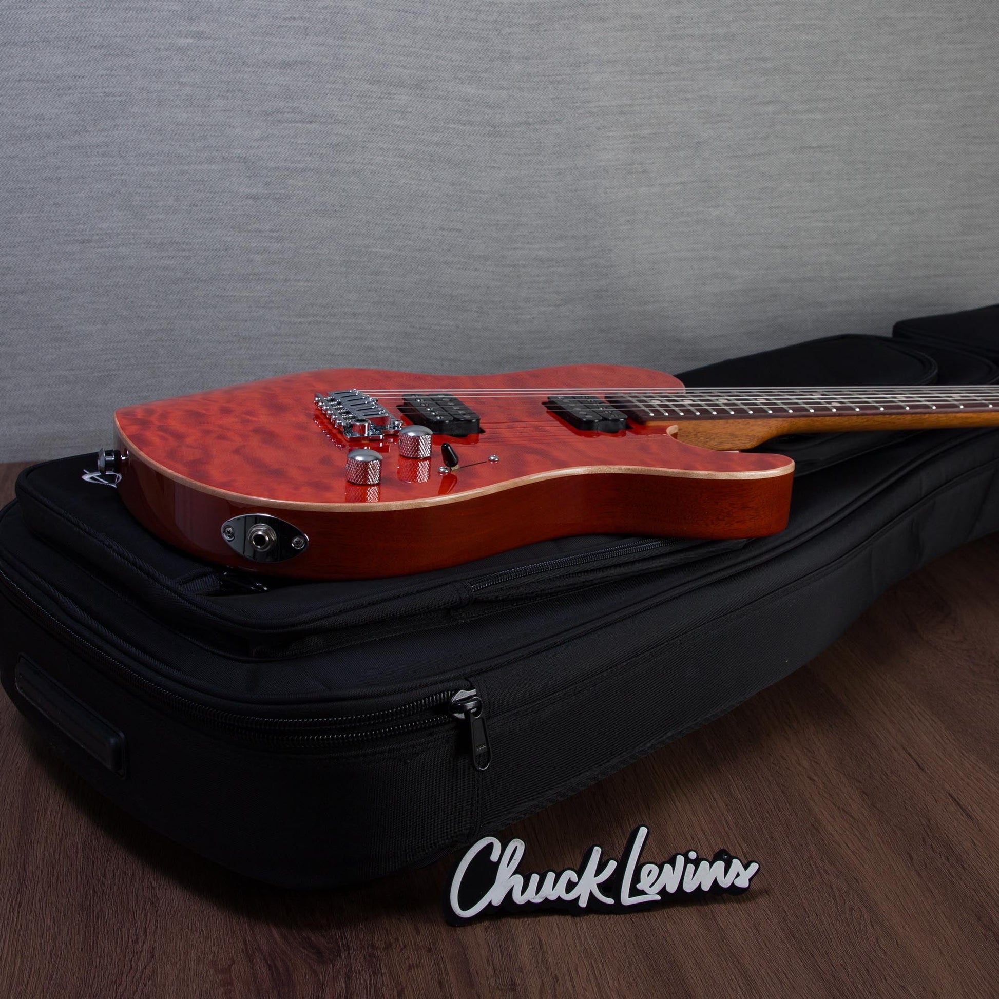 Suhr Oso Short Scale Electric Guitar - Custom Orange Satin - #89439