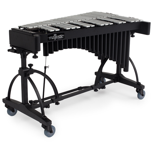 Majestic Percussion 3 Octave Silver Concert Vibraphone - Motorless