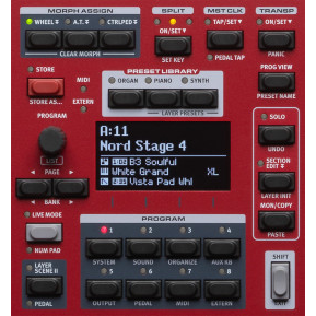 Nord Stage 4 HA73 Fully-Weighted 73-Key Triple Sensor Keyboard