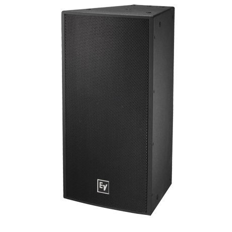Electro-Voice EVF-1122D/96-FGB 12" Two-Way Passive Install Loudspeaker - 90°x60°, Fiberglass