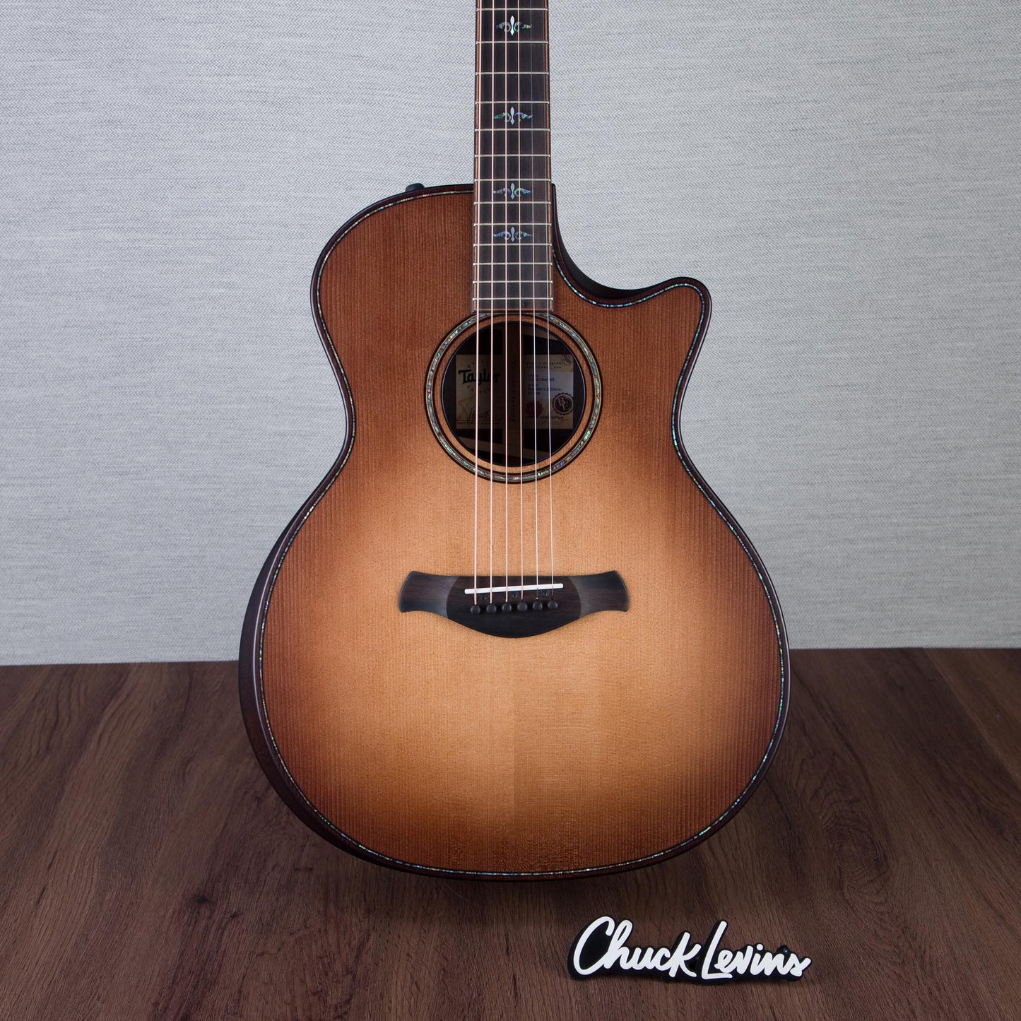 Taylor Bulder's Edition 914ce Indian Rosewood/Lutz Spruce Acoustic Electric Guitar - Wild Honey Burst - #1209164083