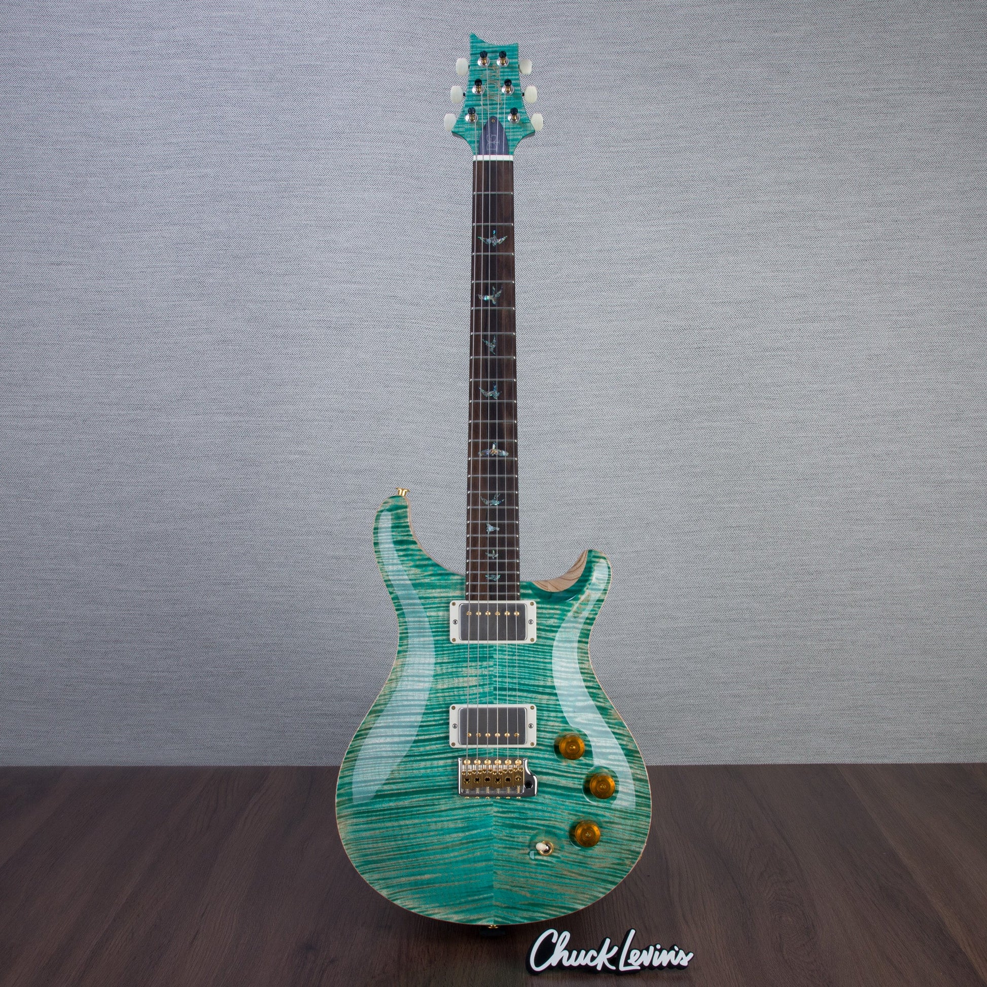 PRS Wood Library DGT Electric Guitar - Private Stock Bahamian Blue Finish - CHUCKSCLUSIVE - #240385600 - 2024
