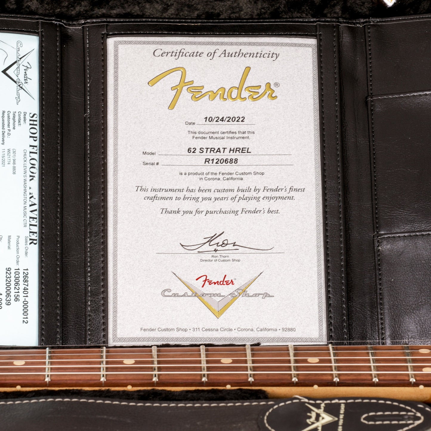 Fender Custom Shop 1962 Stratocaster Heavy Relic Guitar - Aged Vintage White - CHUCKSCLUSIVE - #R120688