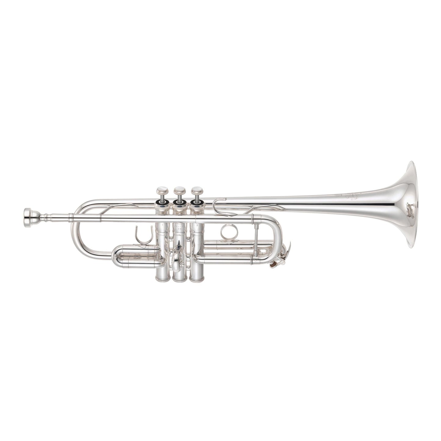 Yamaha YTR-9445NYS-YS-BR III Xeno Artist Professional C Trumpet - Silver-Plated