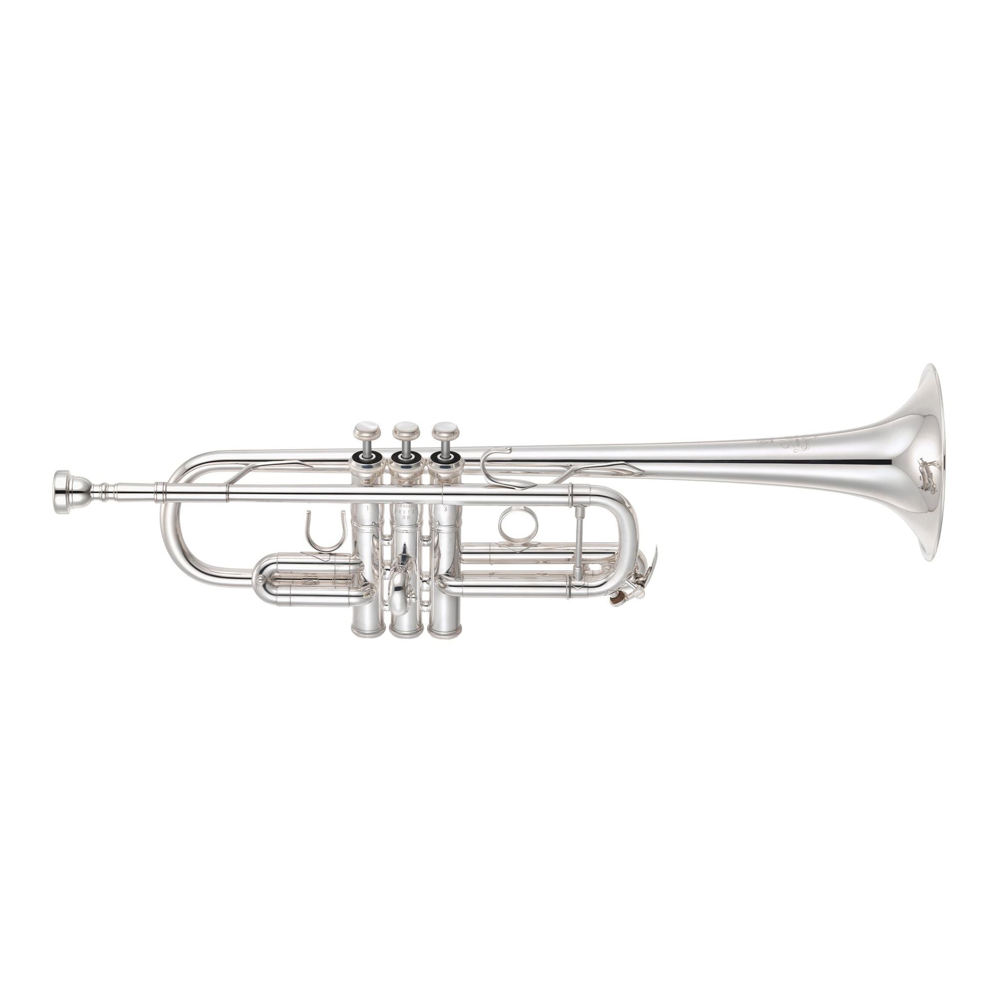 Yamaha YTR-9445NYS-YS-BR III Xeno Artist Professional C Trumpet - Silver-Plated