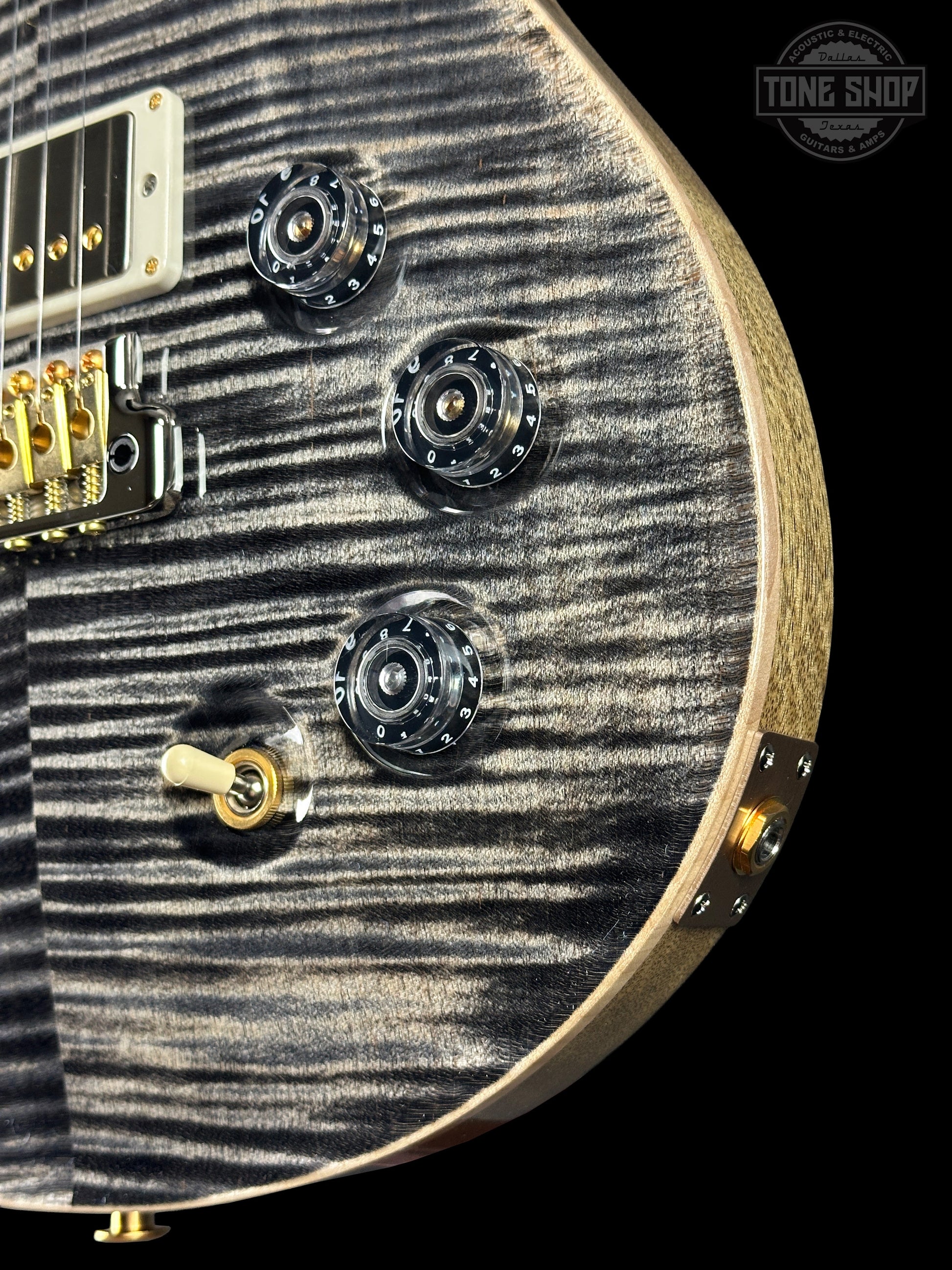 PRS Wood Library DGT 10 Top Charcoal Korina / Brazilian RW w/case 0422537