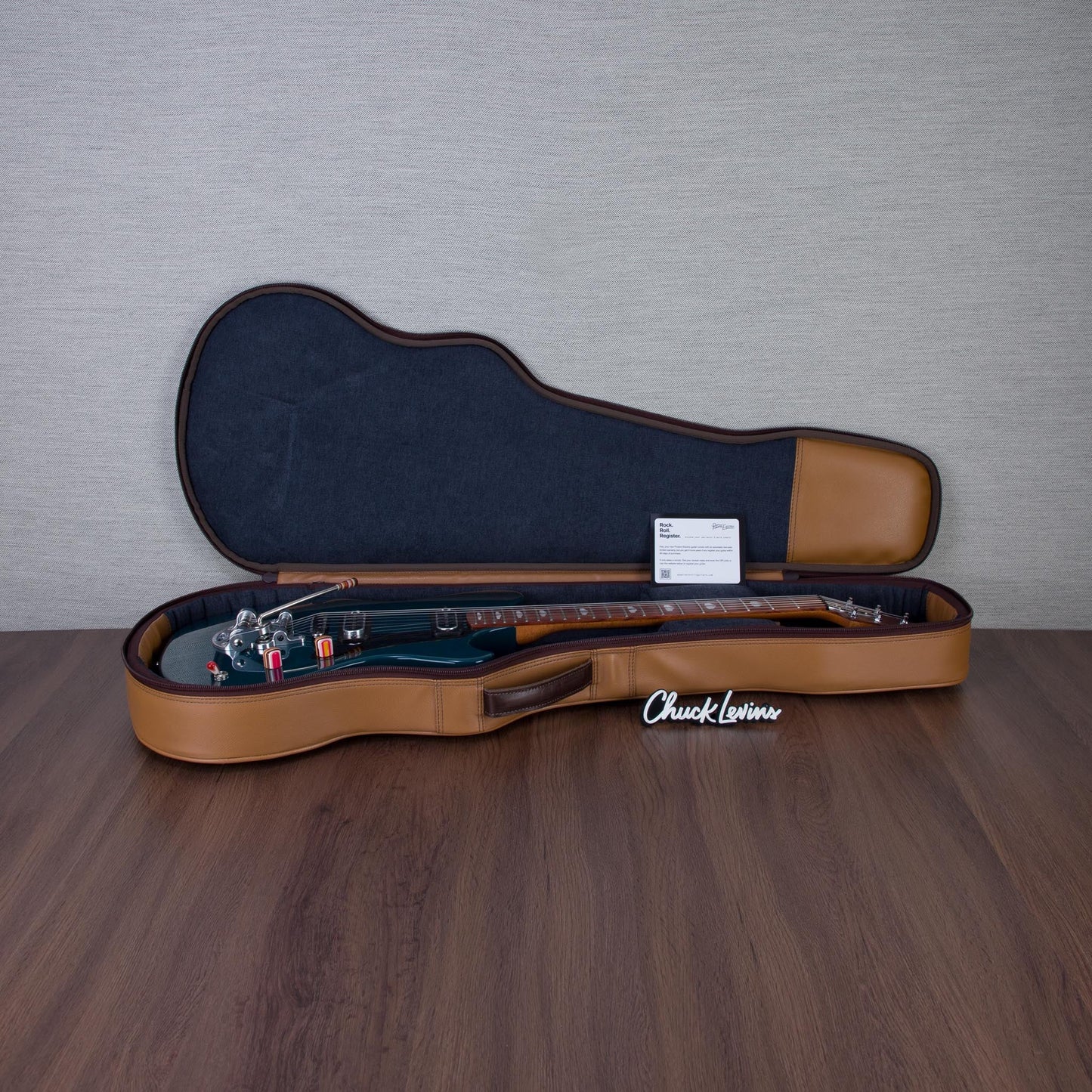 Powers Electric A-Type Electric Guitar - Fjord Green - #B253