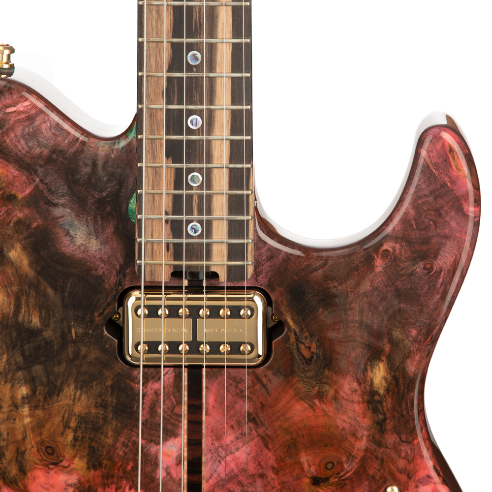 ESP Exhibition Limited Throbber CTM FL Electric Guitar - Natural Amorous Brown
