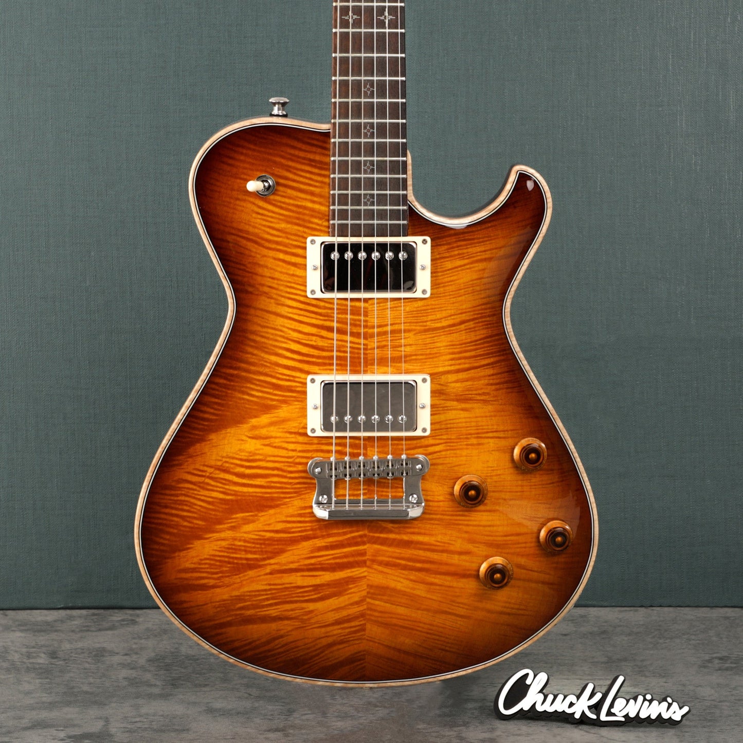 Knaggs Influence Kenai T1 Top Electric Guitar - Hickory Burst - #1536