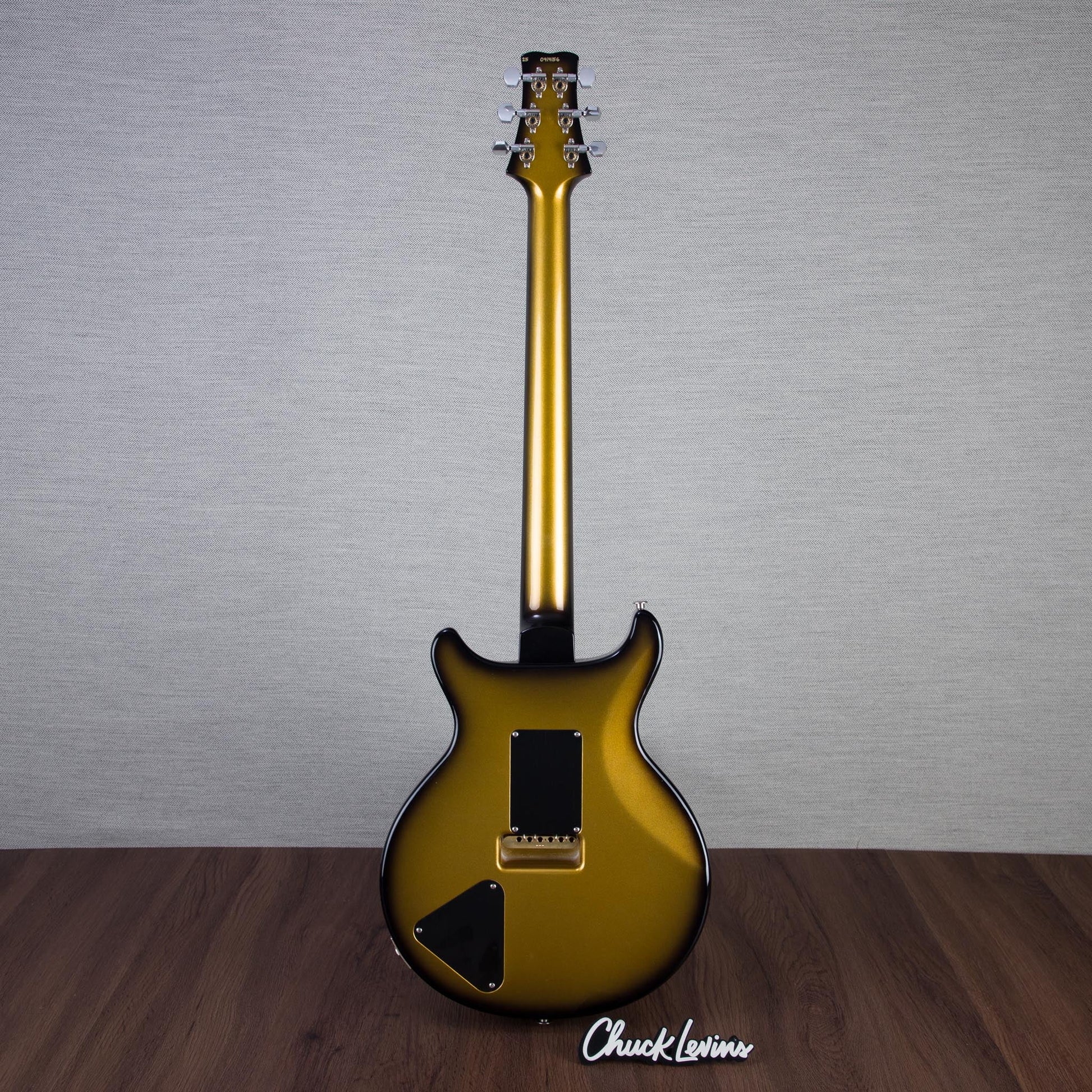 PRS Santana Retro 10-Top Electric Guitar - Santana Yellow With Metallic Gold Smokeburst Back - #250414156
