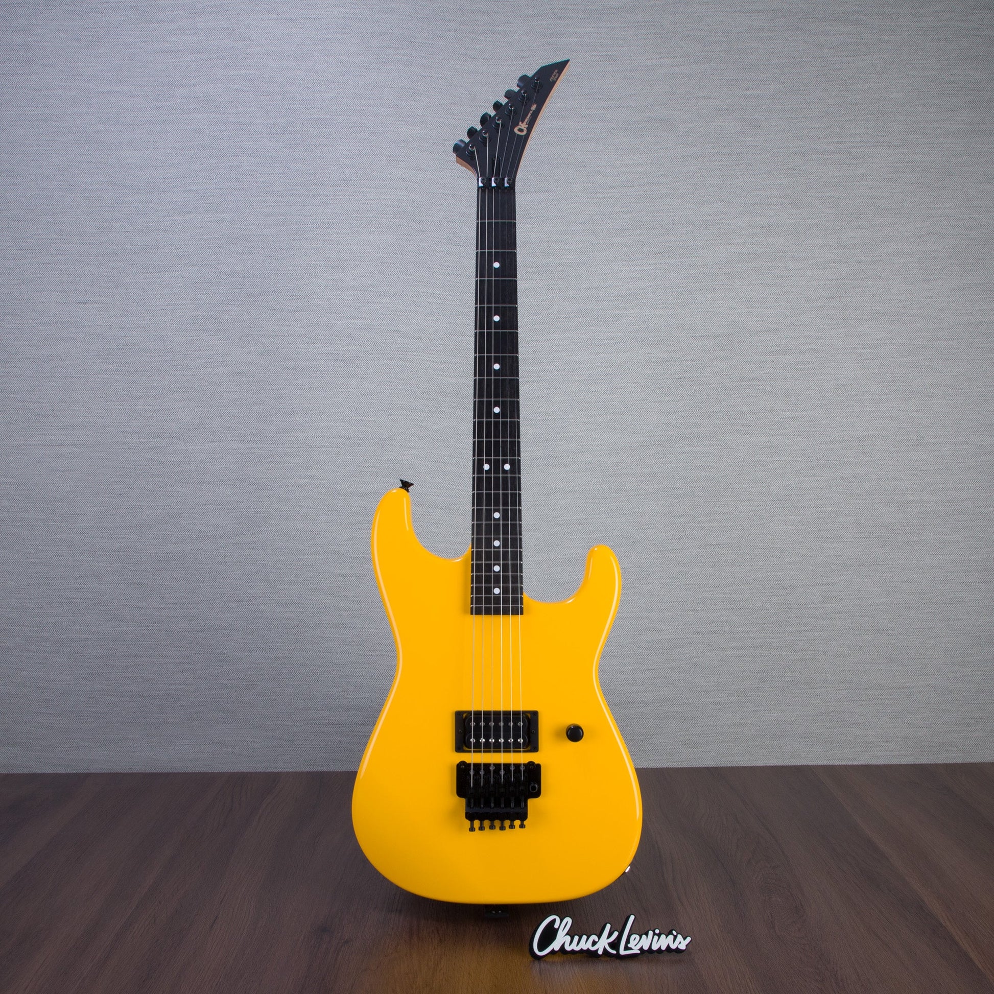 Charvel Custom Shop San Dimas 1H Floyd Rose Masterbuilt by “Big” Rob Knowles - Taxi Cab Yellow - #RK0079