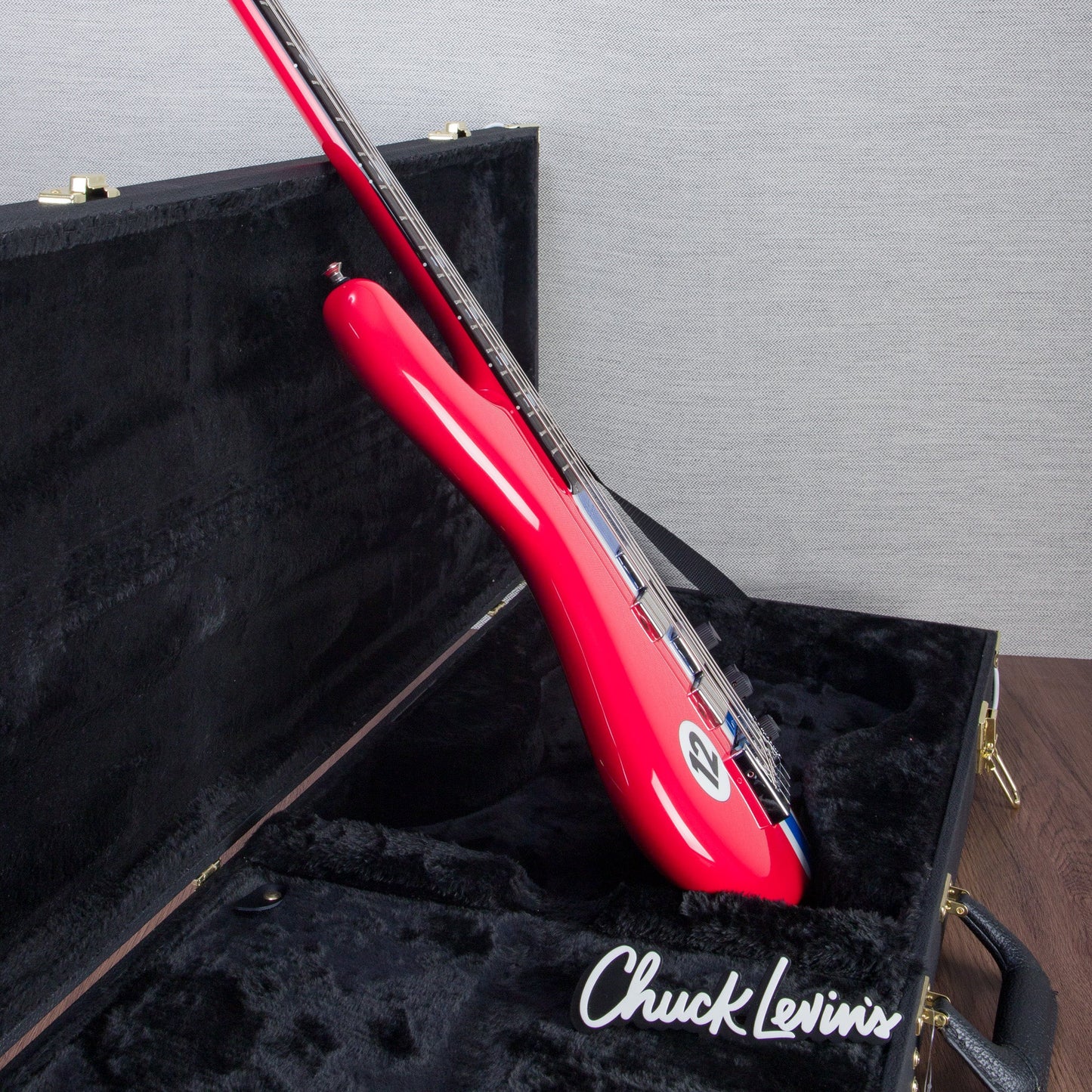 Spector USA Custom NS-2 Legends of Racing Limited Edition Bass Guitar - “Enzo Livery Red” - CHUCKSCLUSIVE - #1595