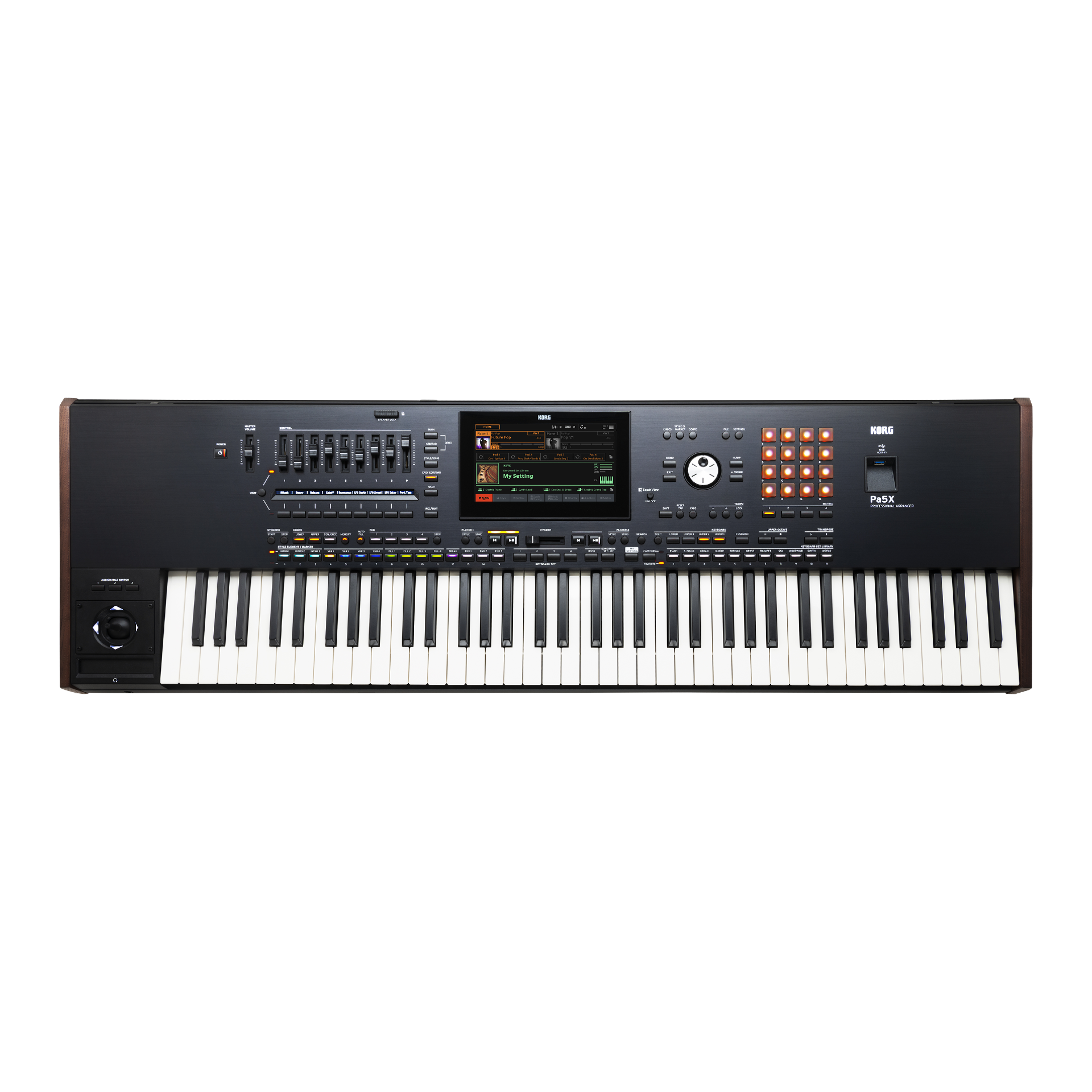 Korg Pa5X 76-Key Professional Arranger Keyboard
