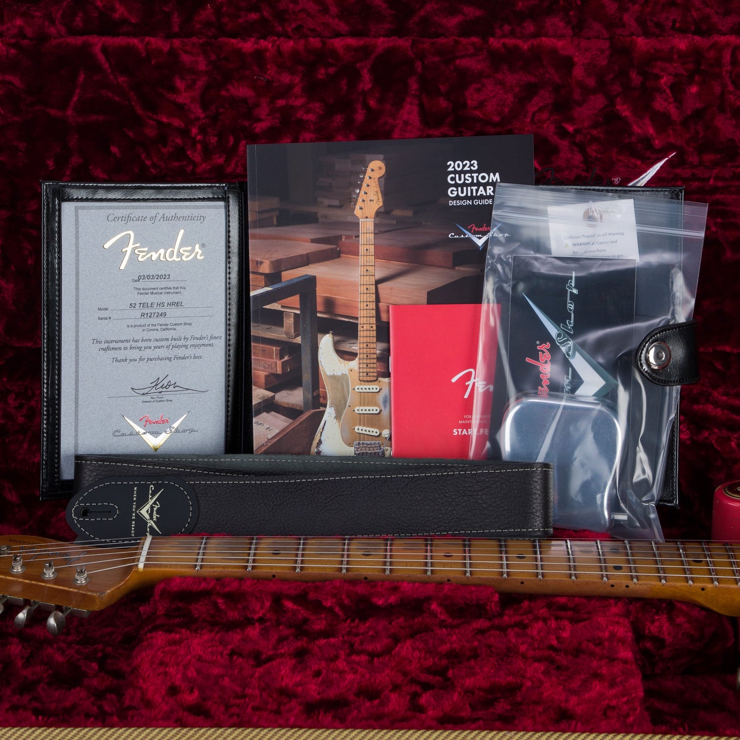 Fender Custom Shop 52 Telecaster HS Heavy Relic Electric Guitar - Watermelon King - CHUCKSCLUSIVE - #R127249