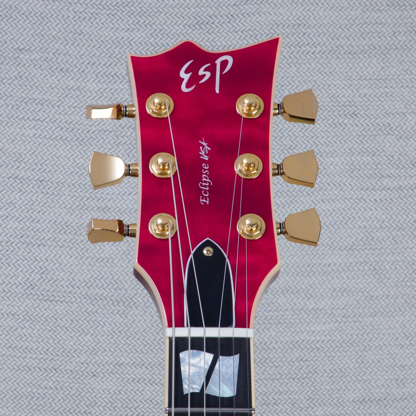 ESP USA Eclipse QM GH Electric Guitar - Raspberry - #US24124 - Mint, Open Box