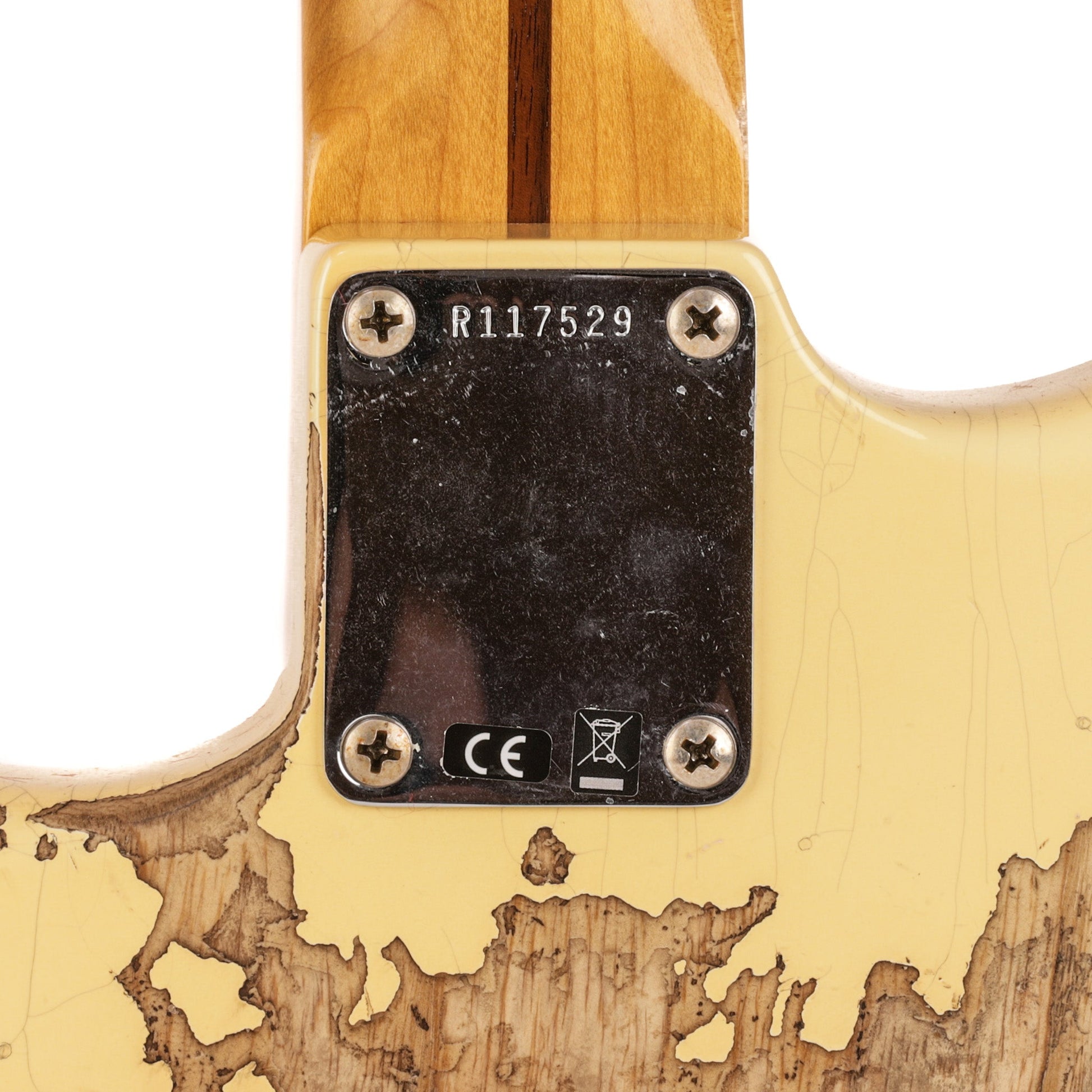 Fender Custom Shop 1956 Stratocaster Heavy Relic Guitar - Aged Vintage White - CHUCKSCLUSIVE - #R117529
