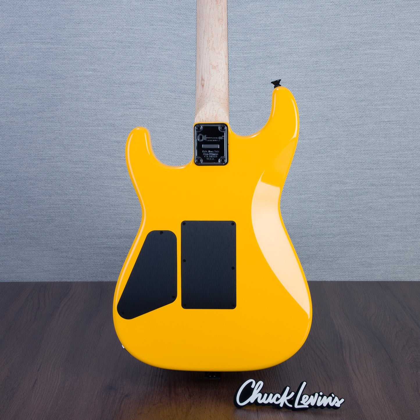 Charvel Custom Shop San Dimas 1H Floyd Rose Masterbuilt by “Big” Rob Knowles - Taxi Cab Yellow - #RK0087