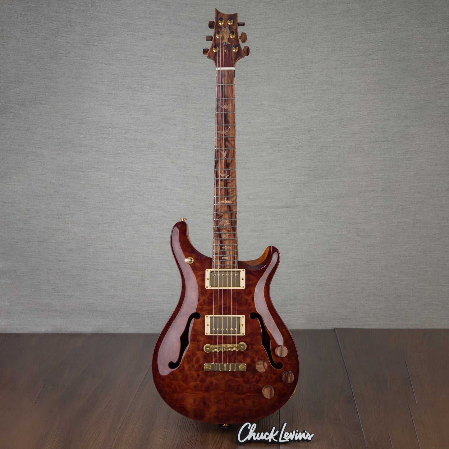 PRS Private Stock Hollowbody II McCarty 594 - Camphor Burl Natural - #220339747