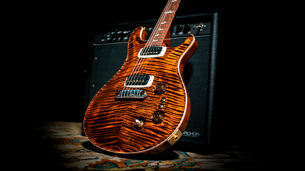 PRS Paul's Guitar 10-Top Electric Guitar - Orange Tiger