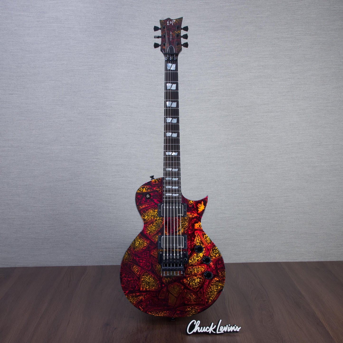 ESP USA Eclipse FR Electric Guitar - Hellfire - #US24433 - Mint, Open Box