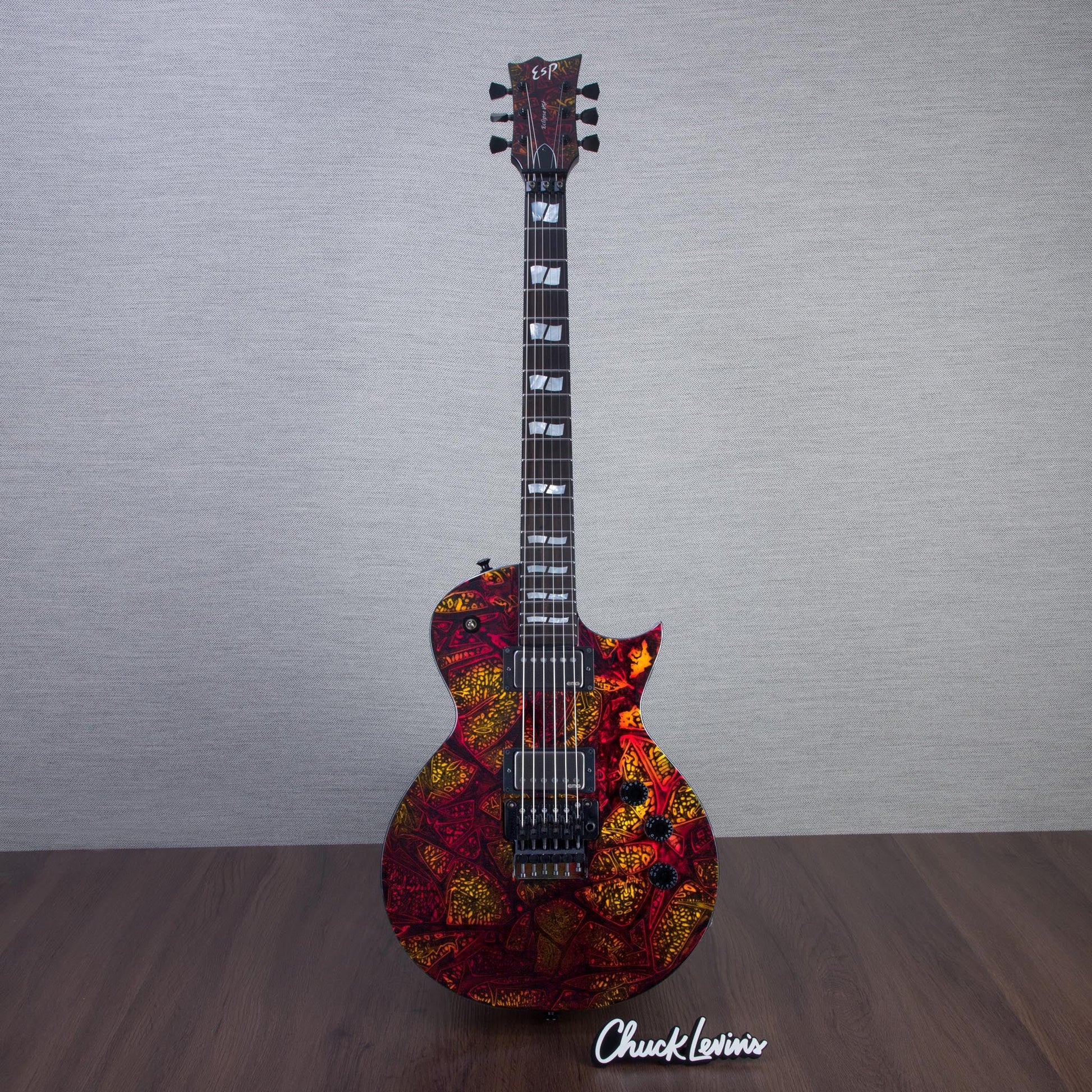 ESP USA Eclipse FR Electric Guitar - Hellfire - #US24433 - Mint, Open Box