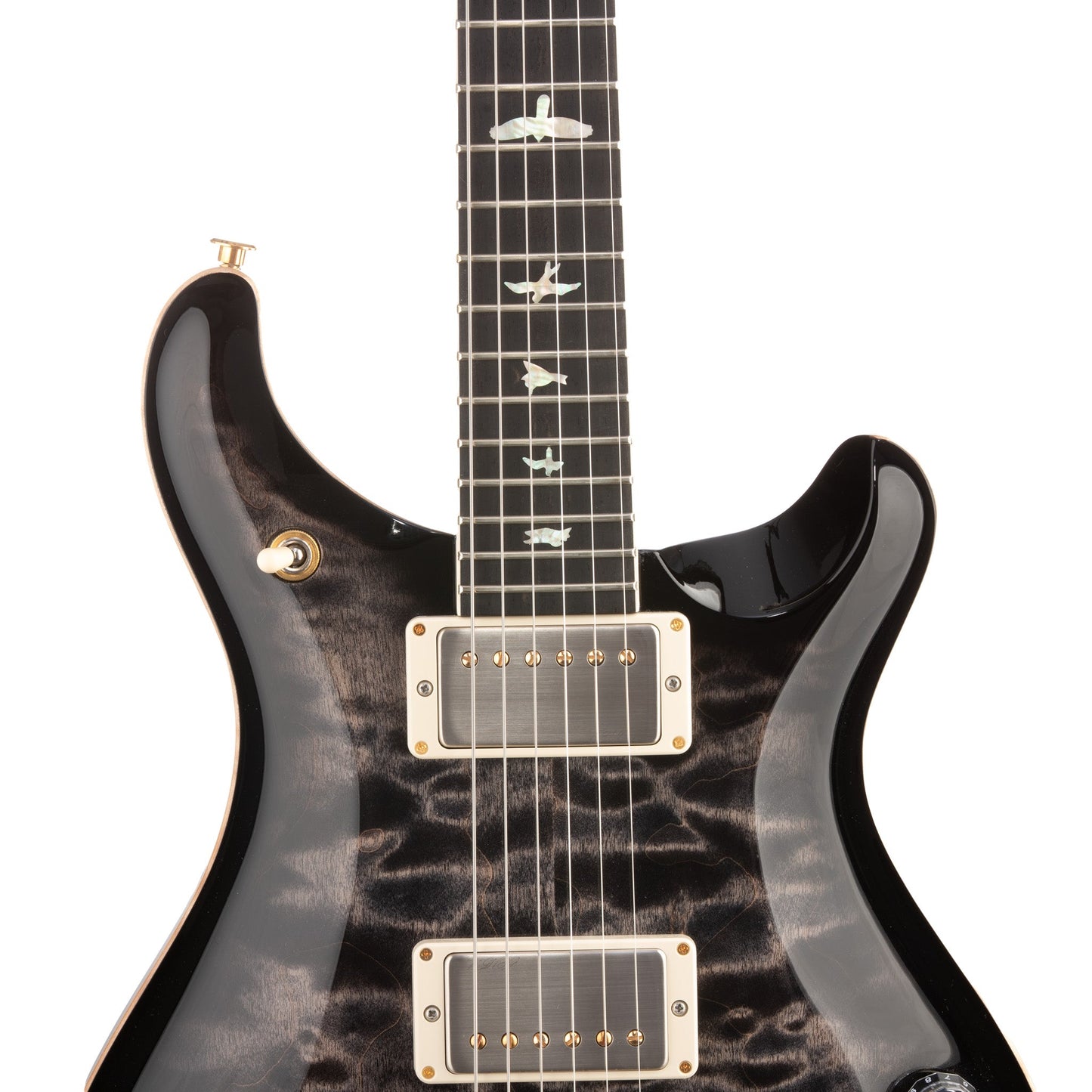 PRS McCarty 594 Quilt 10-Top Electric Guitar - Charcoal Burst Custom Color