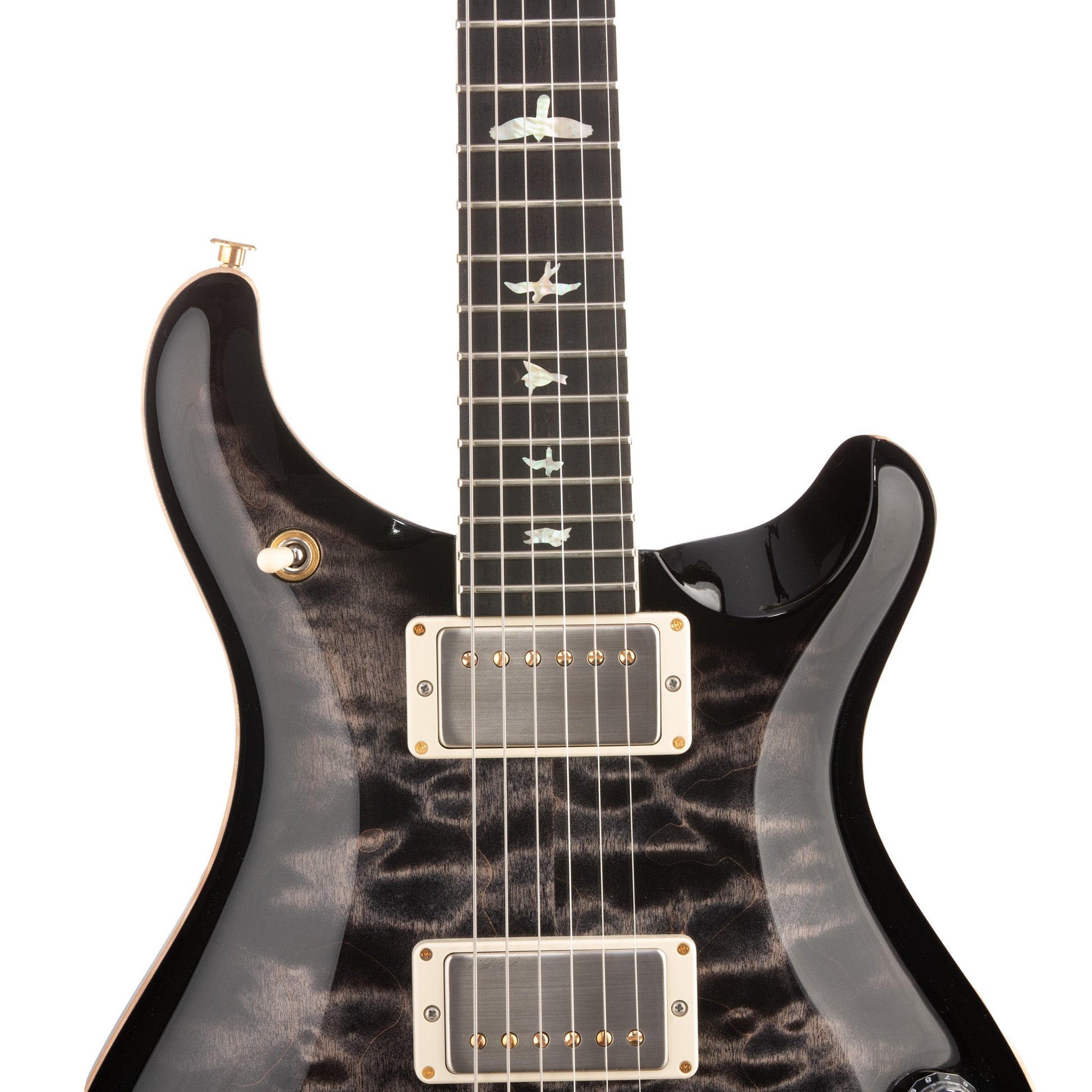 PRS McCarty 594 Quilt 10-Top Electric Guitar - Charcoal Burst Custom Color