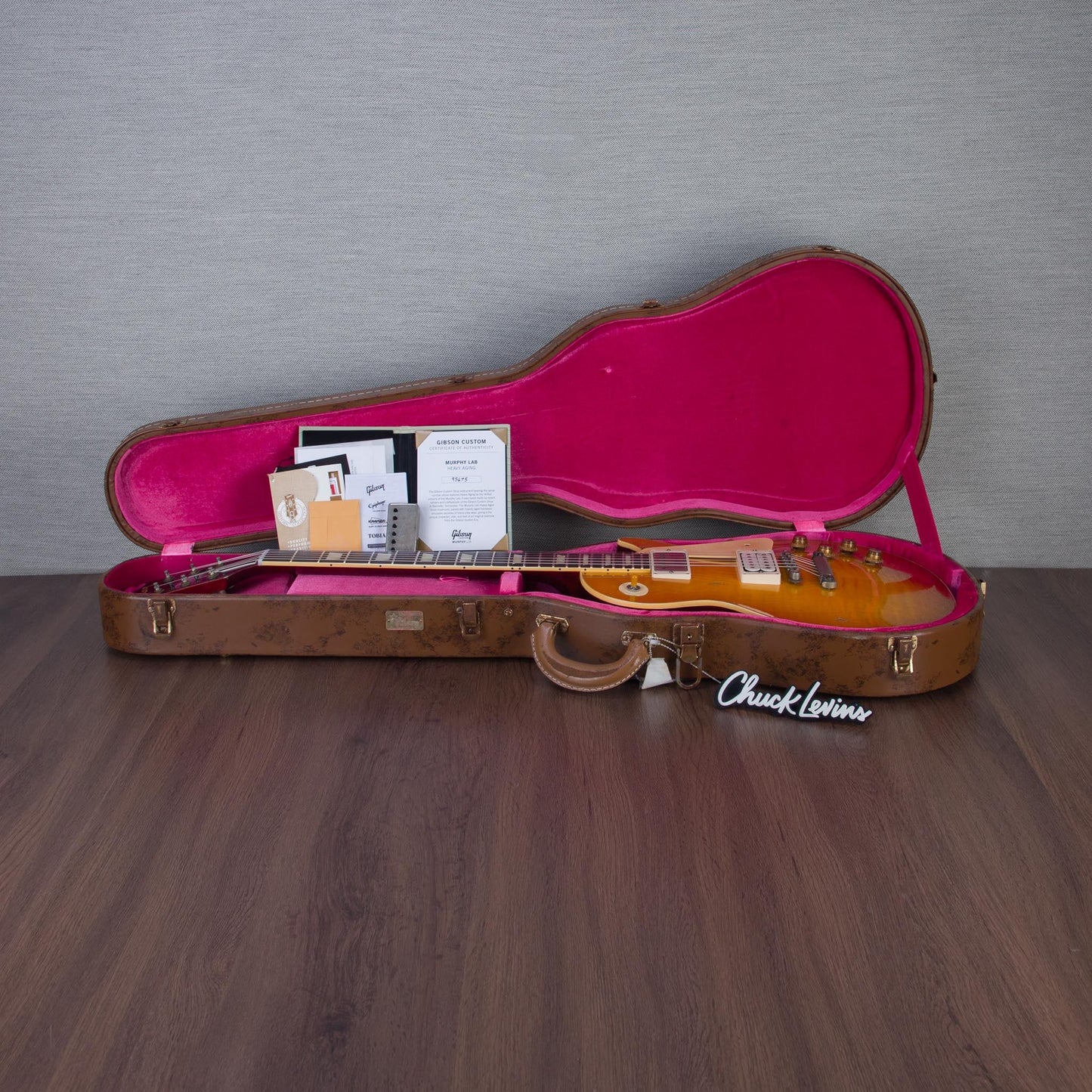 Gibson Custom Shop 1959 Les Paul Standard BOTB Page 116 Heavy Aged Electric Guitar - #95675