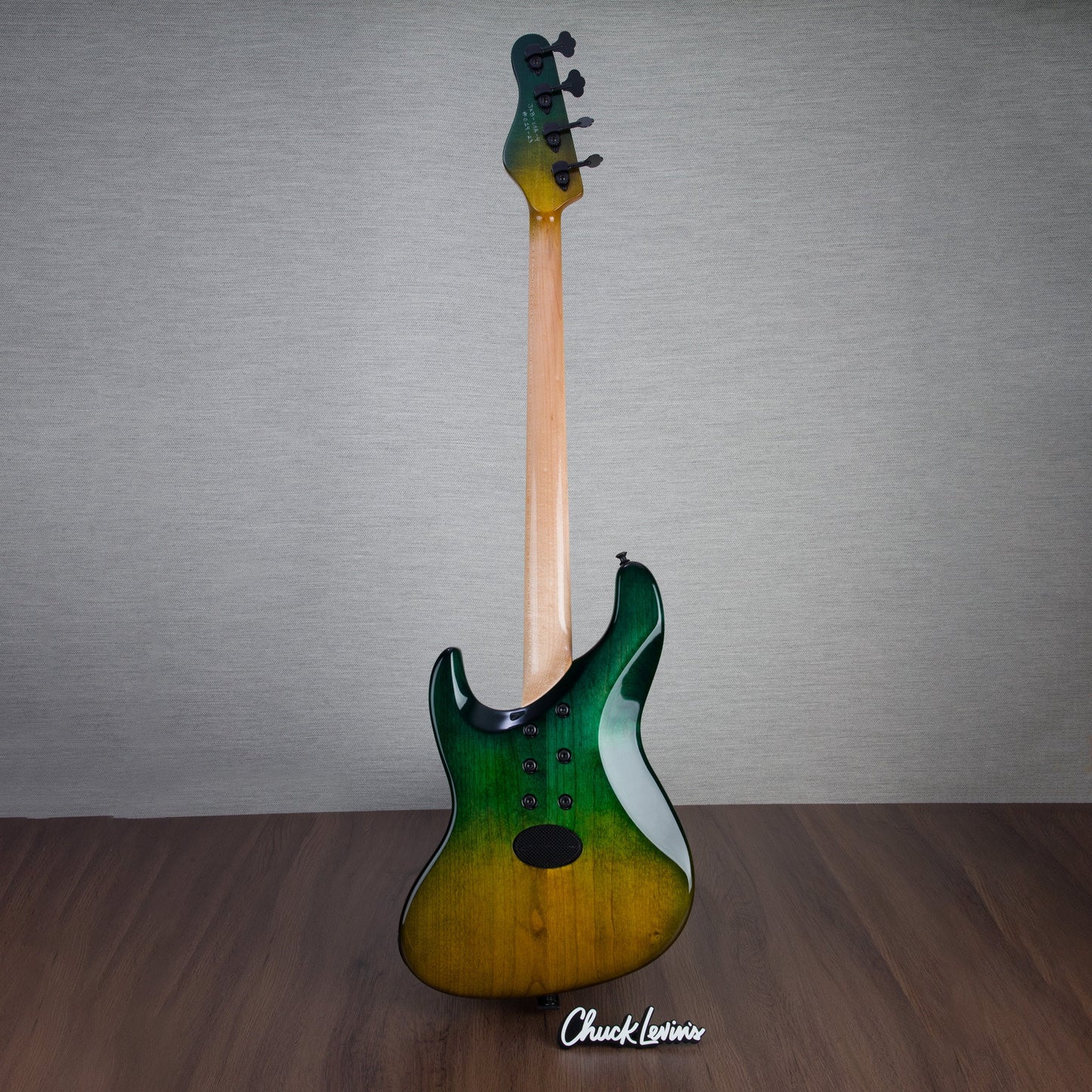 Brubaker JXB BM-4 4-String Electric Bass - Green Jungle Candy