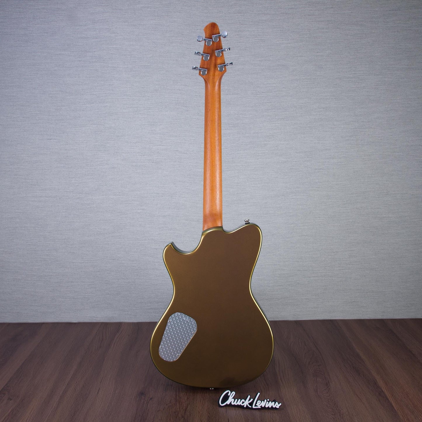Powers Electric A-Type Electric Guitar - Chroma Canteloupe - #B011