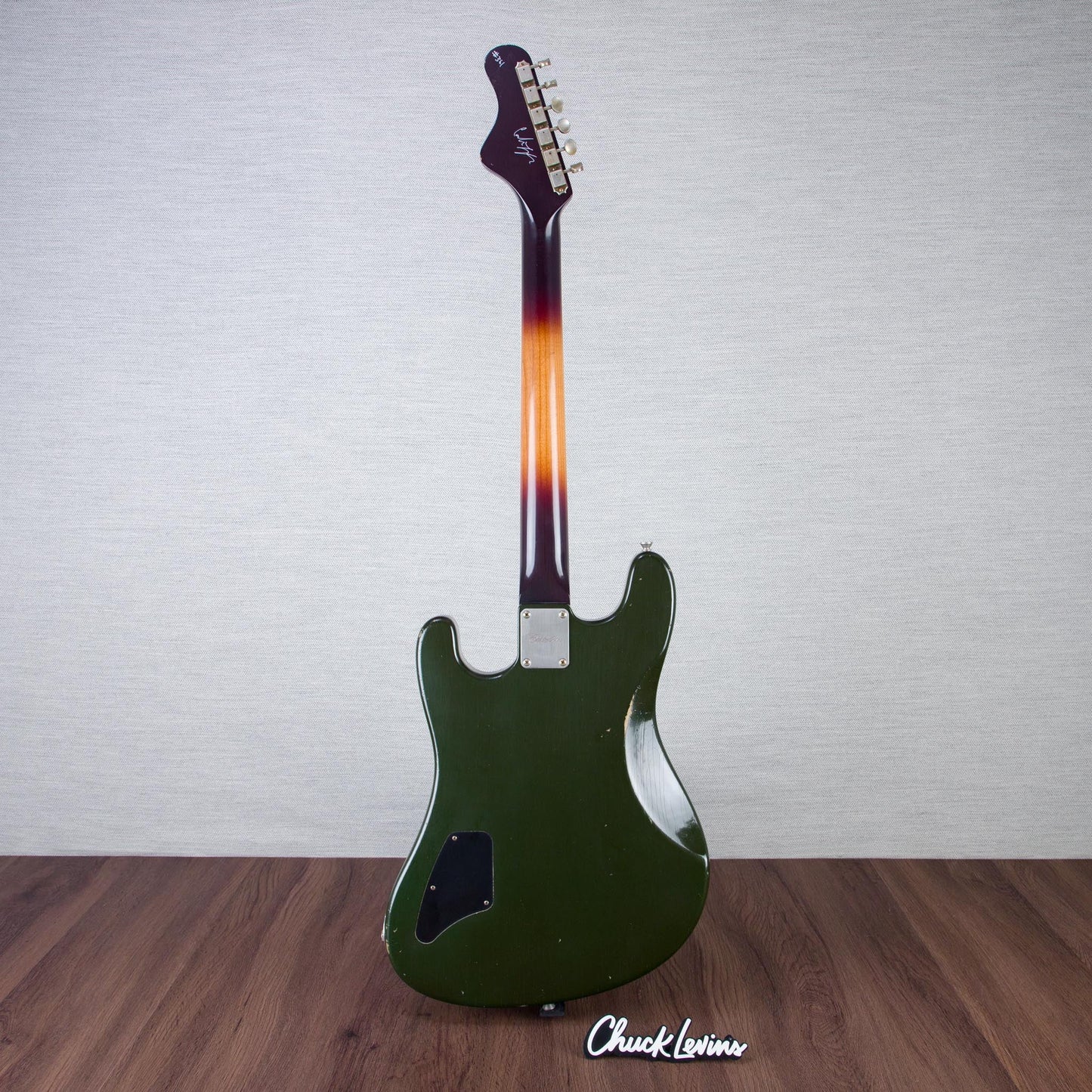 Castedosa Conchers Baritone Electric Guitar - Aged Green Metallic - #361