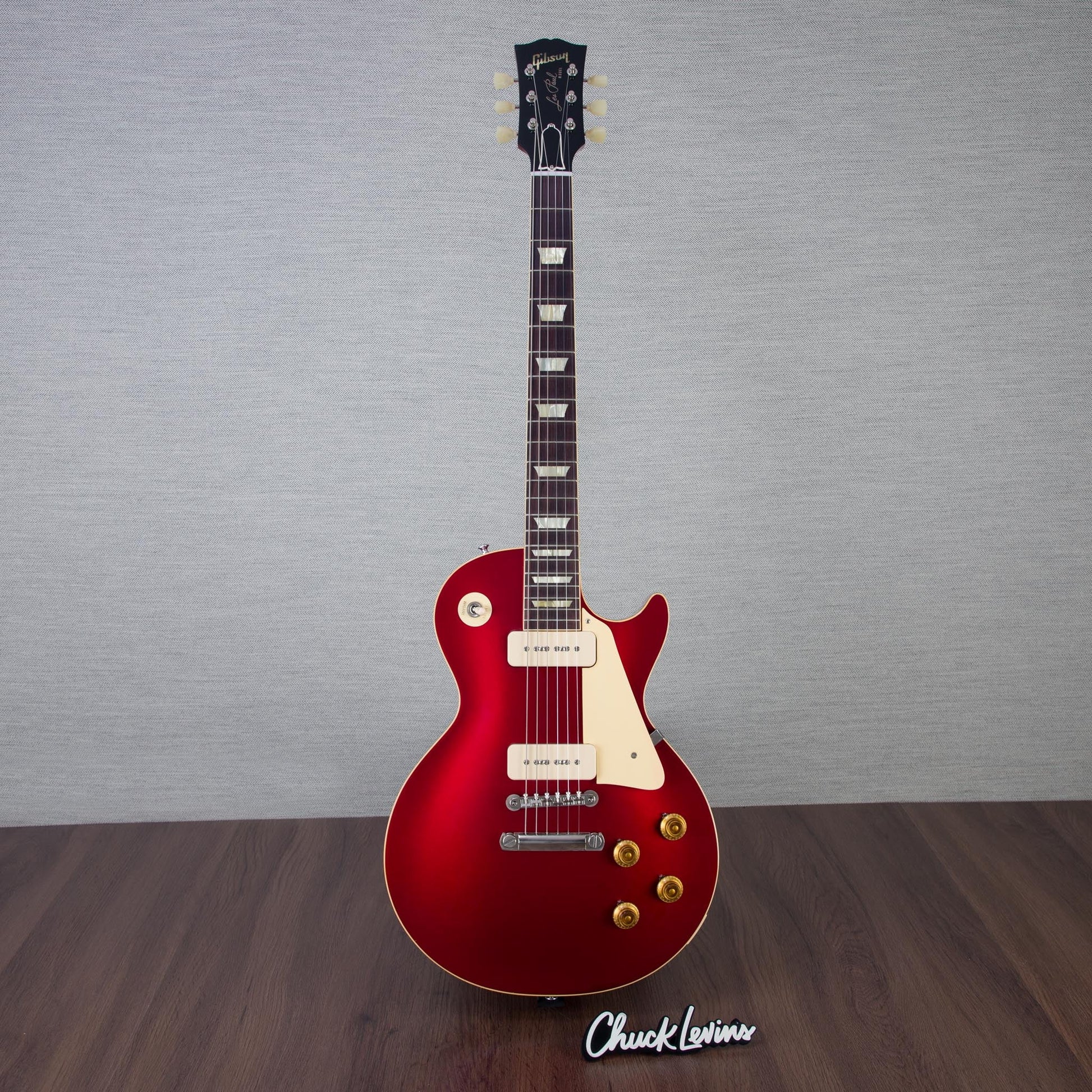 Gibson Custom Shop 1956 Les Paul Standard Electric Guitar - Gloss Candy Red - #63162