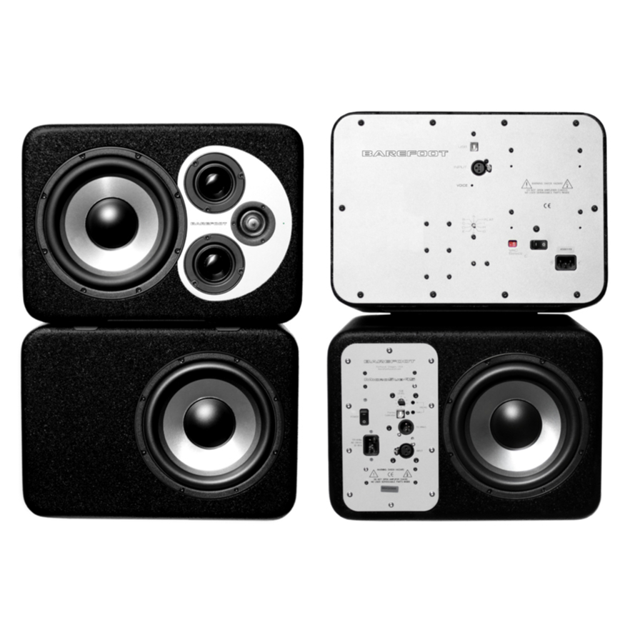 Barefoot Sound MicroStack45 3-Way Active Reference Monitors & Stereo Subwoofers - Pair