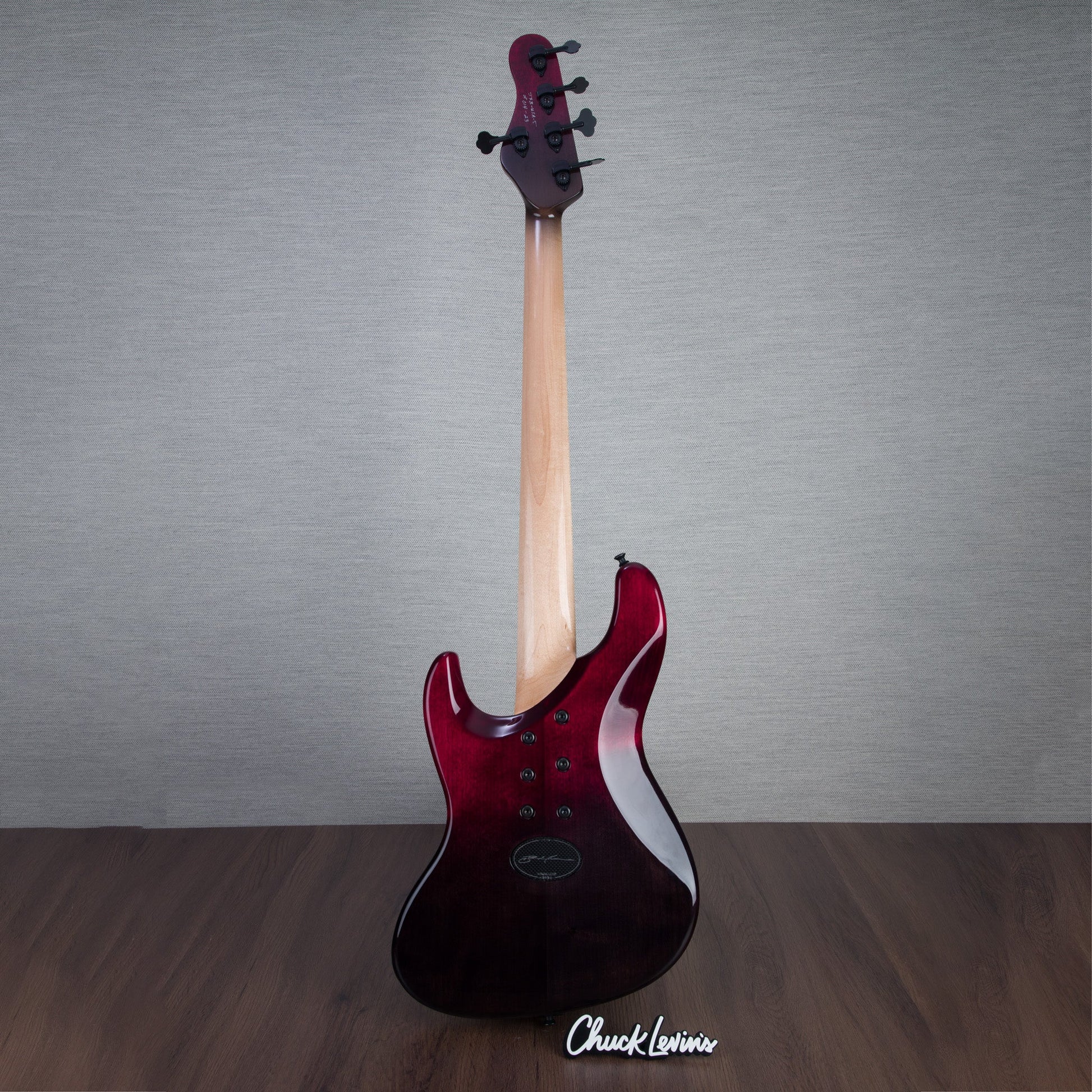 Brubaker USA JXB-BM-5 5-String Electric Bass - Red Jungle Candy