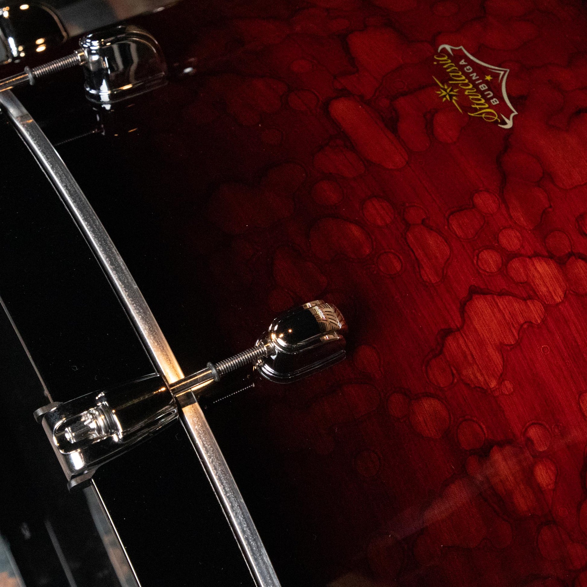 Tama Starclassic Bubinga 4-Piece Shell Pack - Volcanic Red Burst
