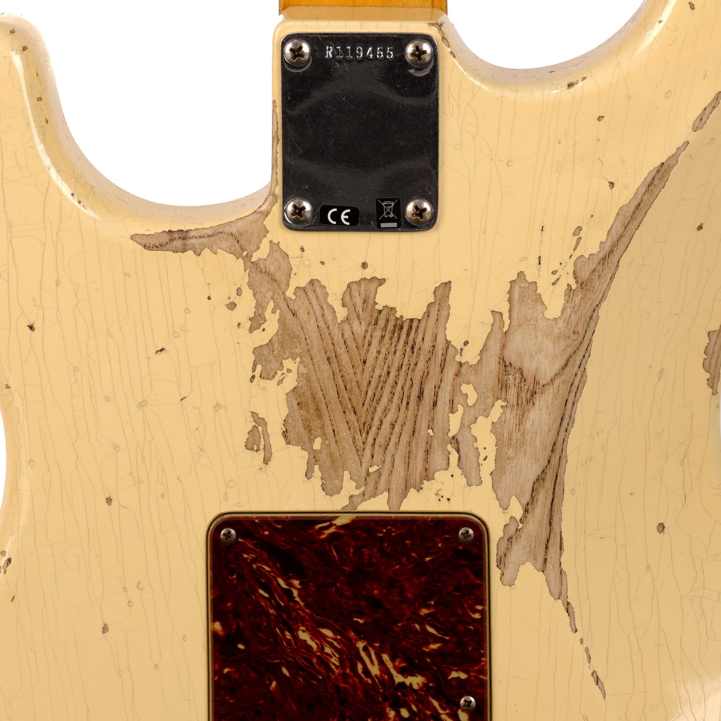 Fender Custom Shop 1962 Stratocaster Heavy Relic Guitar - Aged Vintage White - CHUCKSCLUSIVE - #R119465