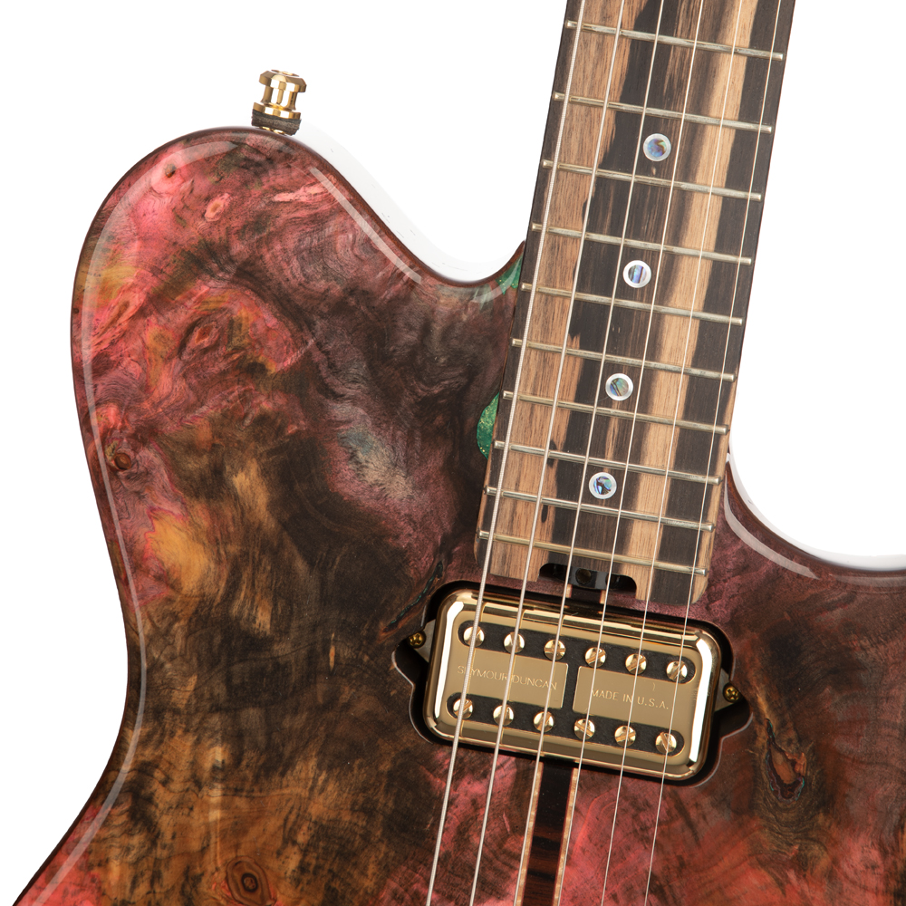 ESP Exhibition Limited Throbber CTM FL Electric Guitar - Natural Amorous Brown