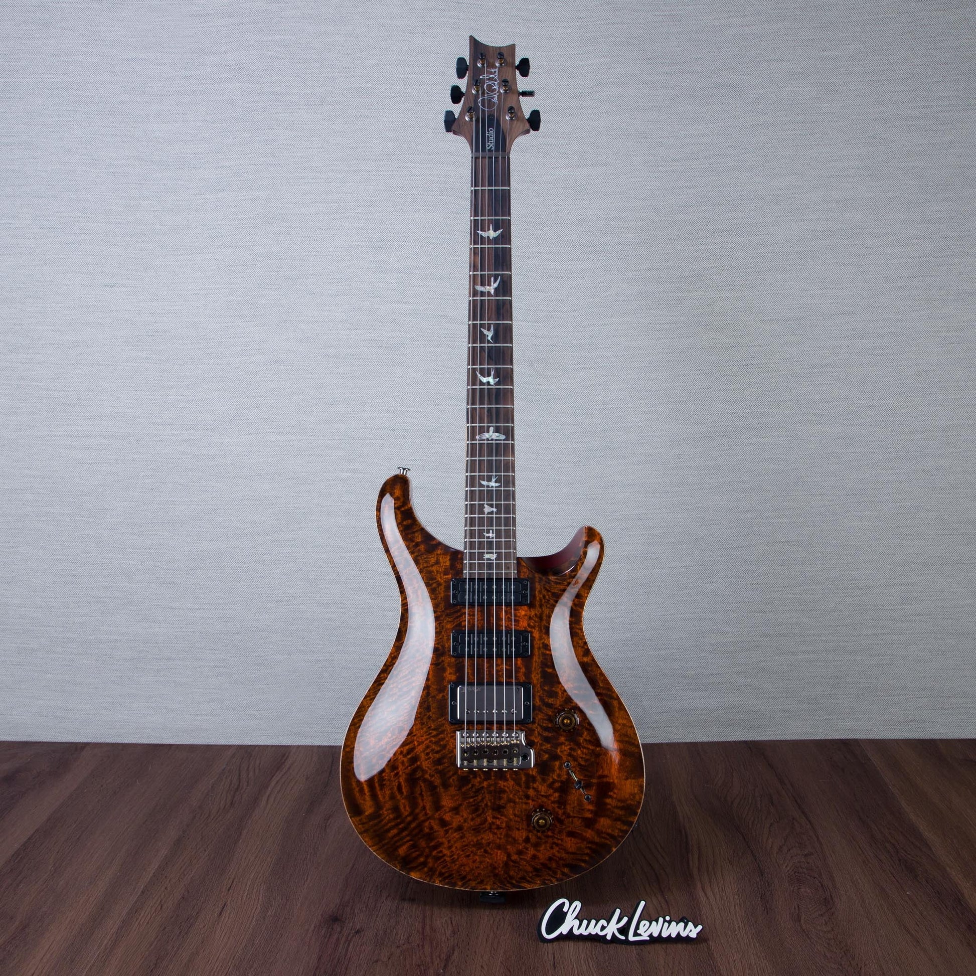 PRS Studio Mango/Ziricote Electric Guitar - Orange Tiger - #0422800