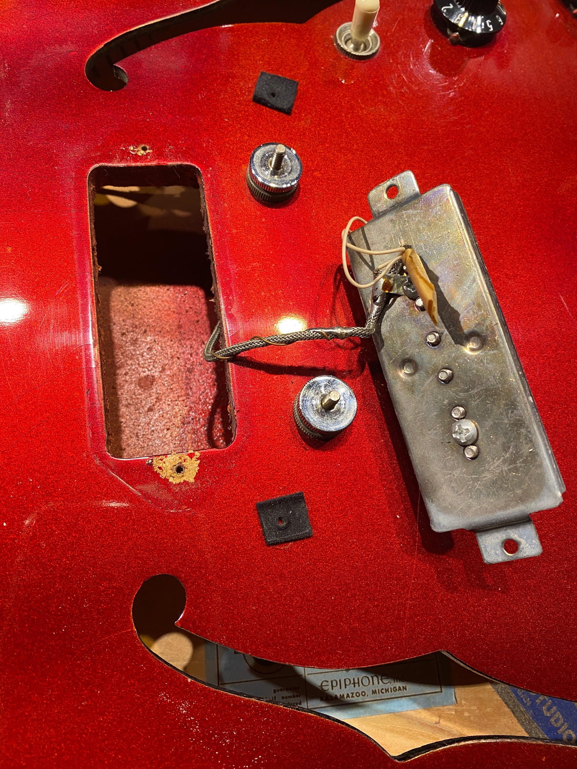 Epiphone Casino Sparkling Burgundy 1967