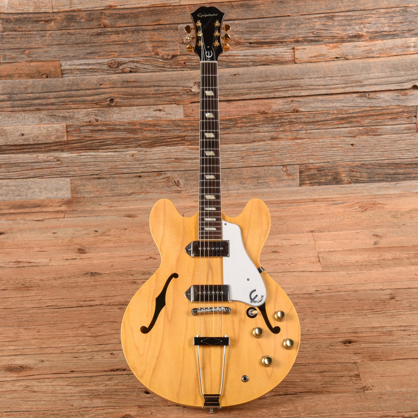 Epiphone Revolution Casino Natural - Dave Amato of REO Speedwagon