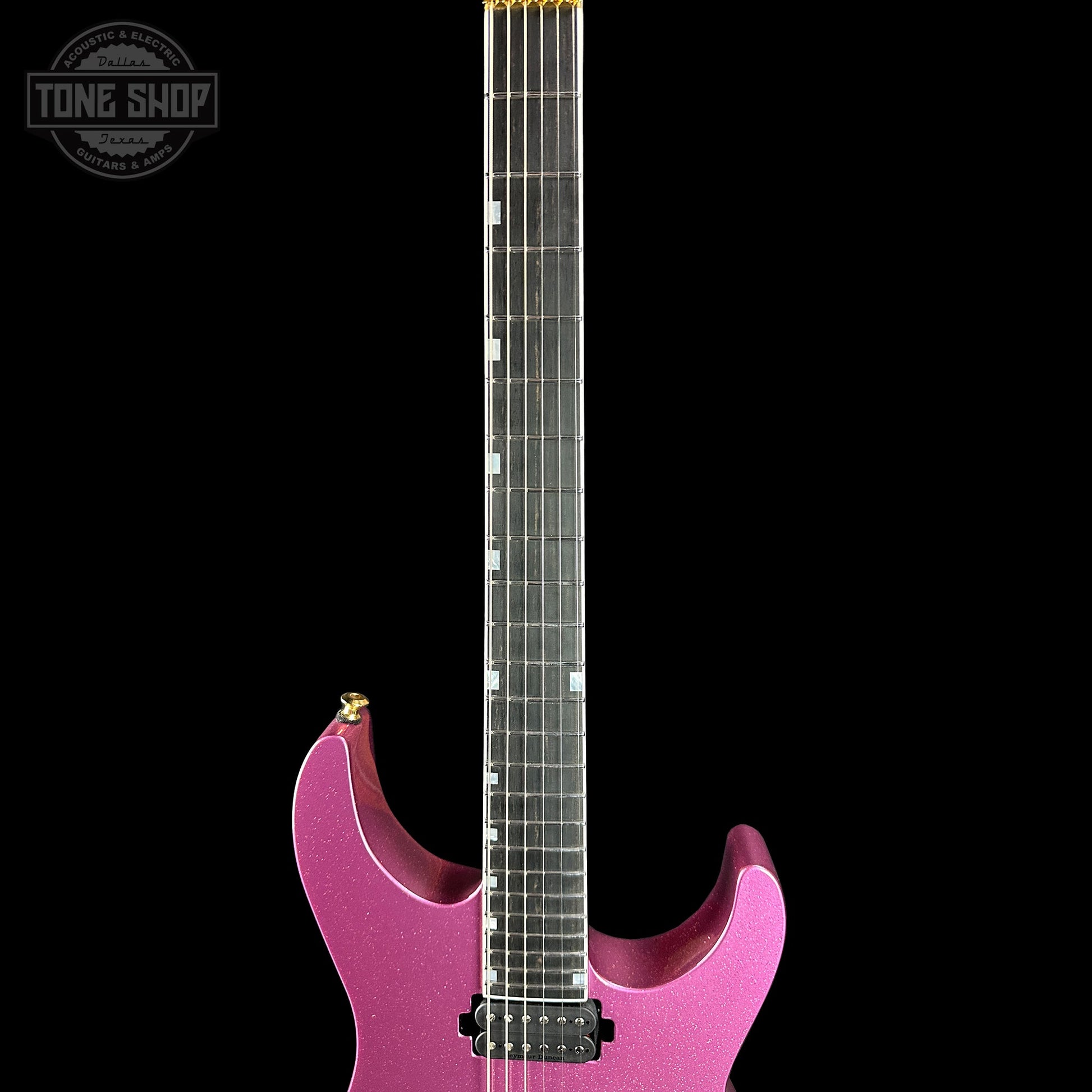 ESP USA M-II NTB Floyd Rose Gold Hardware Disco Pink Sparkle SD2 w/case